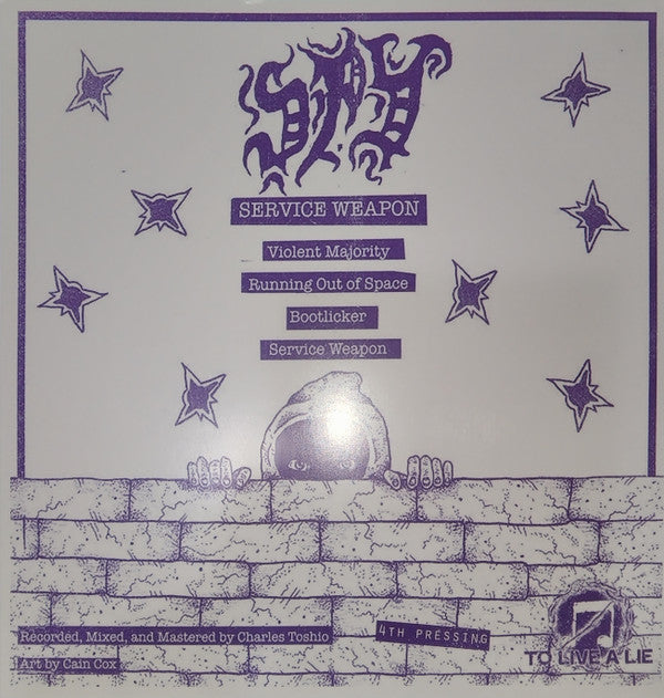 Spy (55) : Service Weapon (7", EP, RP, Pur)