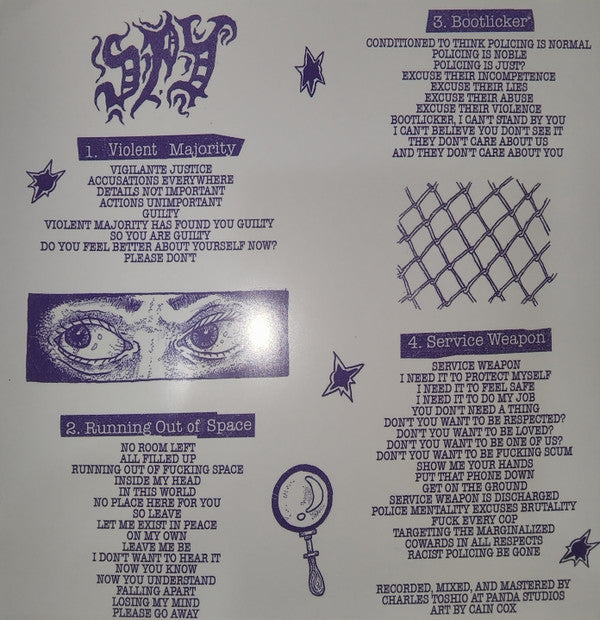 Spy (55) : Service Weapon (7", EP, RP, Pur)