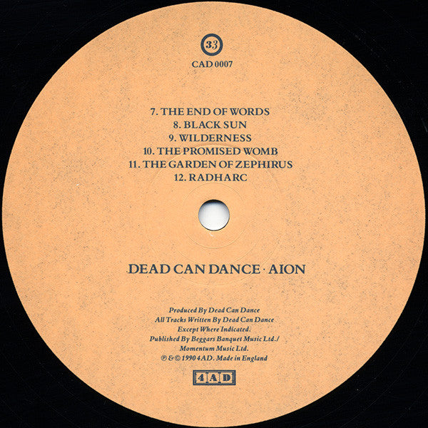 Dead Can Dance : Aion (LP, Album)