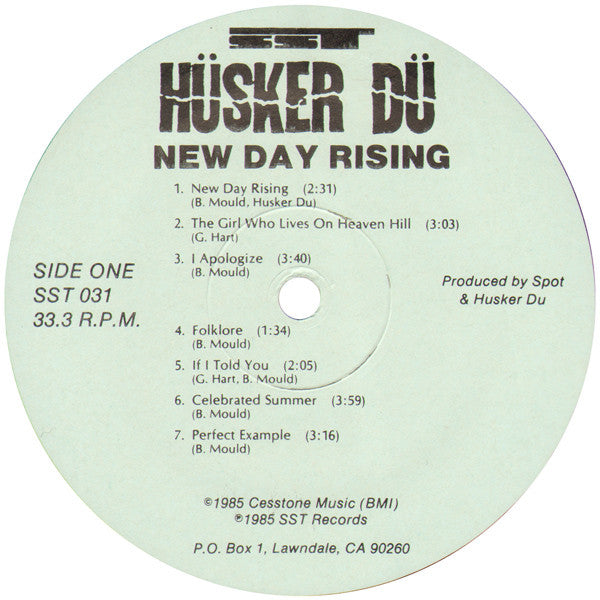 Hüsker Dü : New Day Rising (LP, Album)