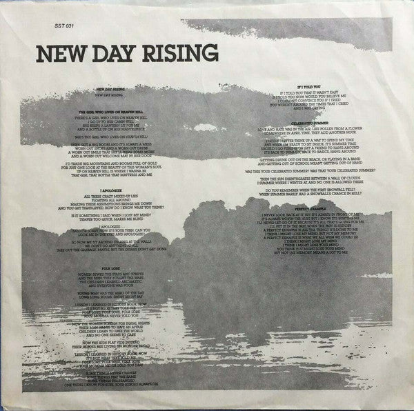 Hüsker Dü : New Day Rising (LP, Album)