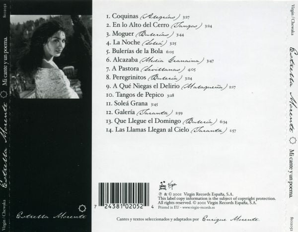 Estrella Morente : Mi Cante Y Un Poema (CD, Album)