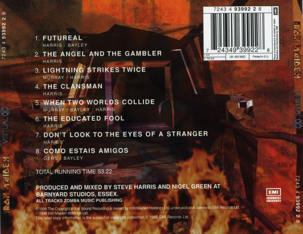 Iron Maiden : Virtual XI (CD, Album, Ltd, Len)