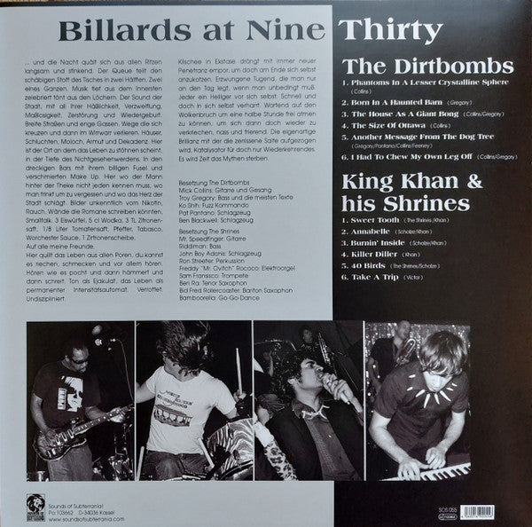 The Dirtbombs / King Khan & His Shrines : Billiards At Nine Thirty (LP)