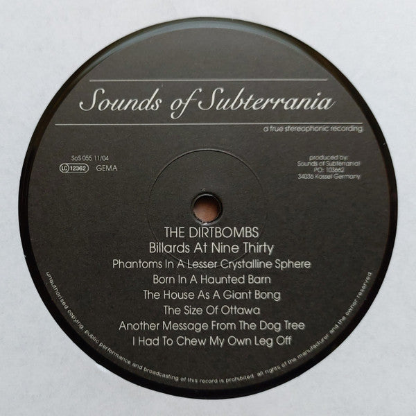 The Dirtbombs / King Khan & His Shrines : Billiards At Nine Thirty (LP)