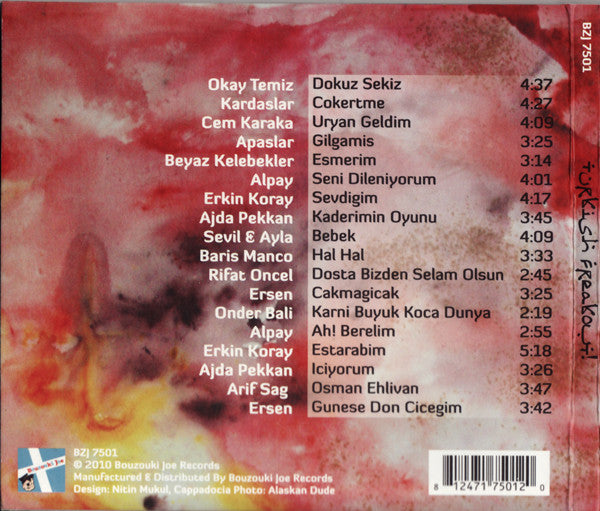 Various : Turkish Freakout (Psych-Folk Singles 1969-1980) (CD, Comp)