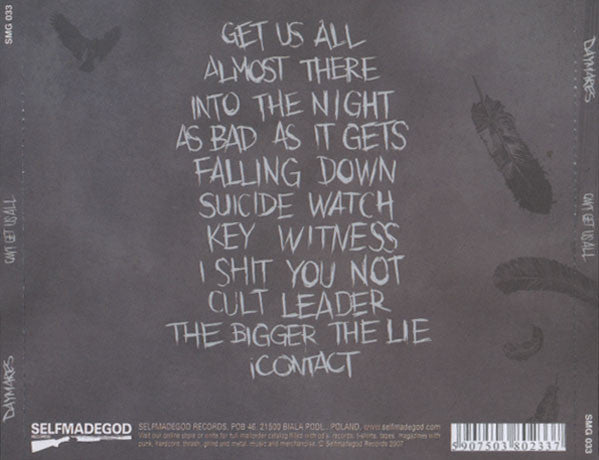 Daymares : Can't Get Us All (CD, Album)