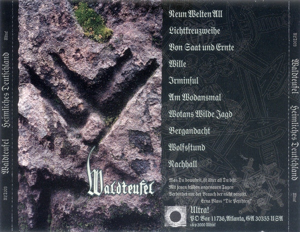 Waldteufel : Heimliches Deutschland (CD, Album)