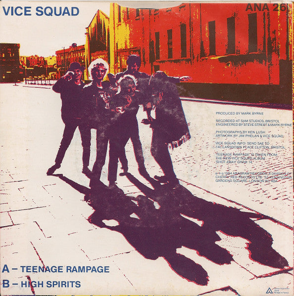 Vice Squad : Teenage Rampage (7", Single)