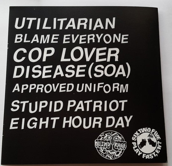 Government Clean-Up Plan : Reality Confusion (7")