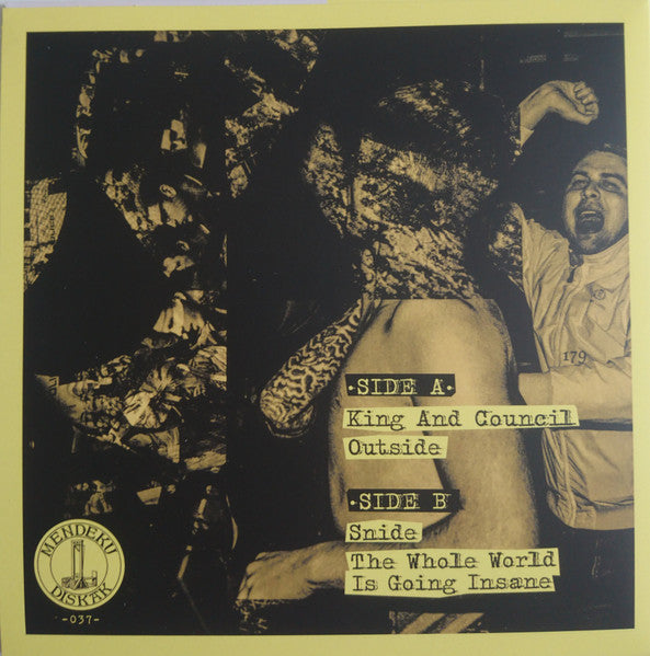 Roughed Up : King And Council (7", EP, Ltd)