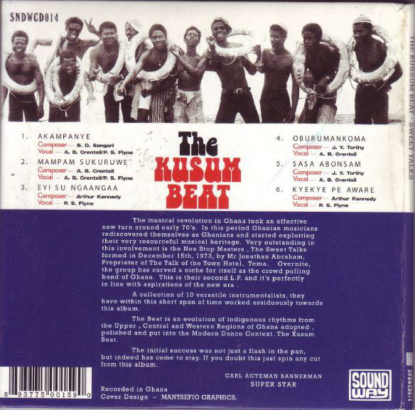 Sweet Talks* : The Kusum Beat (CD, Album, RE)