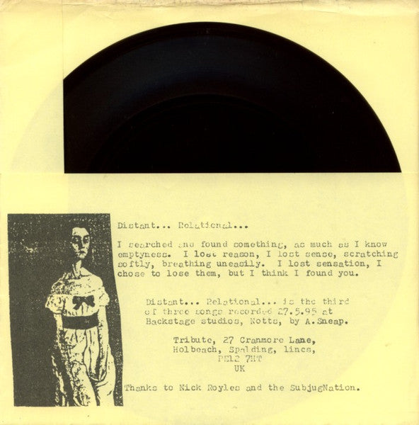 Tribute.* : Distant... Relational... (Flexi, 7", S/Sided, Single, Cre)