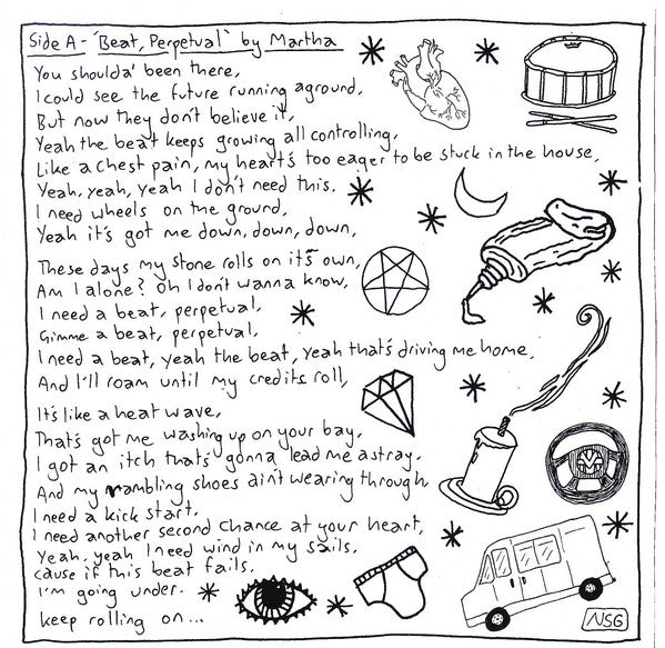 Martha (13) : Beat Perpetual (7", EP)