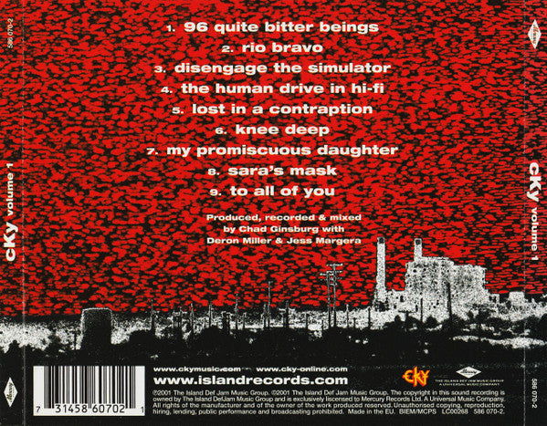 CKY : Volume 1 (CD, Album, RE, RM)