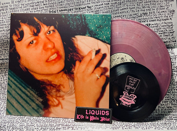 Liquids (2) : Life Is Pain Idiot (LP, Album + Flexi, 7", S/Sided)