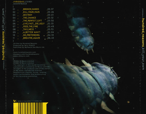 Hundred Reasons : Kill Your Own (CD, Album)