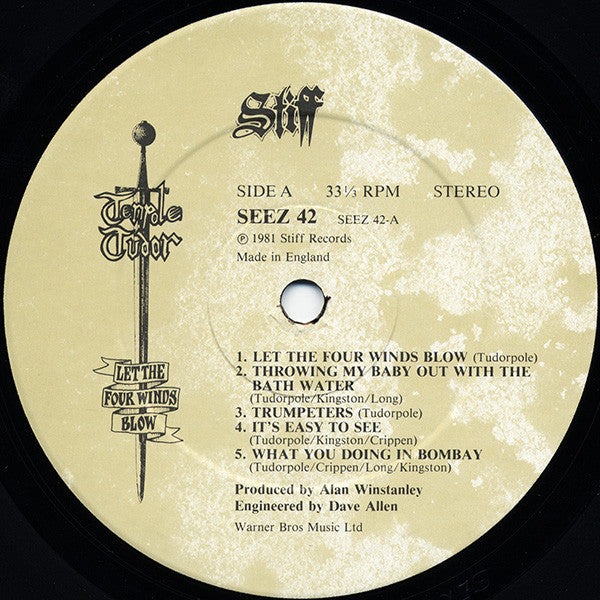 Tenpole Tudor : Let The Four Winds Blow (LP, Album)