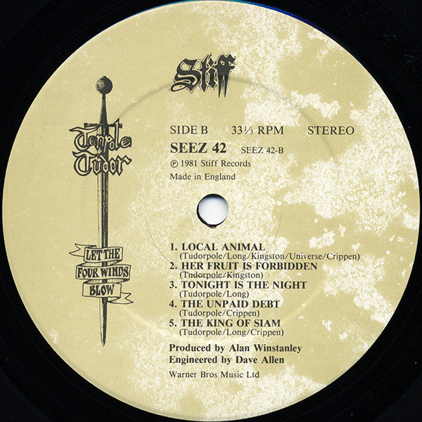 Tenpole Tudor : Let The Four Winds Blow (LP, Album)