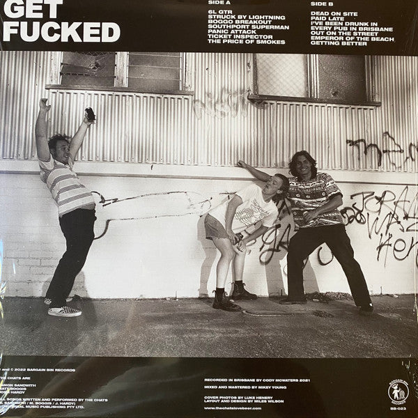 The Chats (2) : Get Fucked (LP, Album, Ltd, Pin)