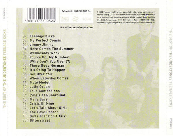 The Undertones : The Best Of The Undertones (Teenage Kicks) (CD, Comp)