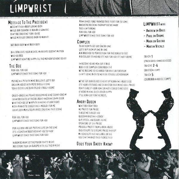 Knifed / Limpwrist* : Knifed / Limpwrist (7", EP)