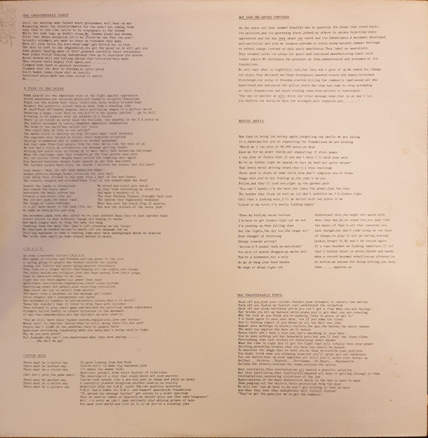 Conflict (2) : The Ungovernable Force (LP, Album, Emb)