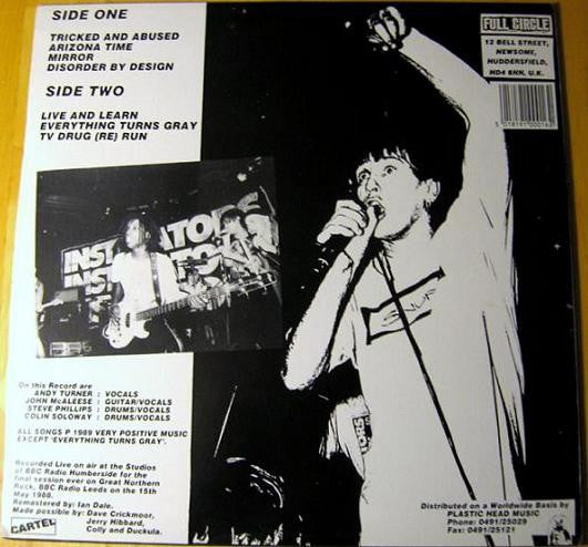 Instigators : Recovery Session (12", MiniAlbum)