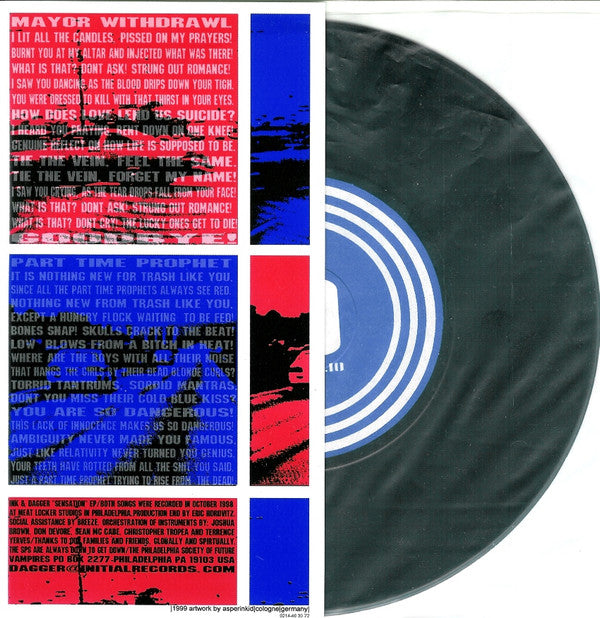 Ink And Dagger* : Sensation EP (7", EP)