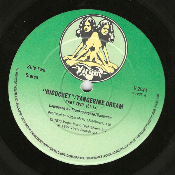 Tangerine Dream : Ricochet (LP, Album, RE)