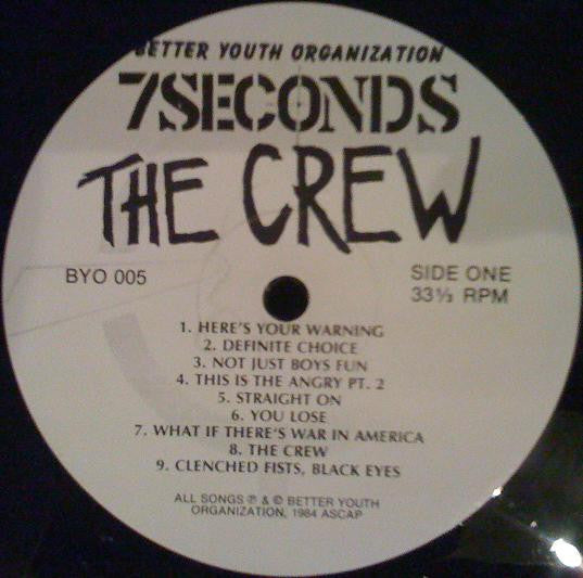 7 Seconds : The Crew (LP, Album, RP, 180)