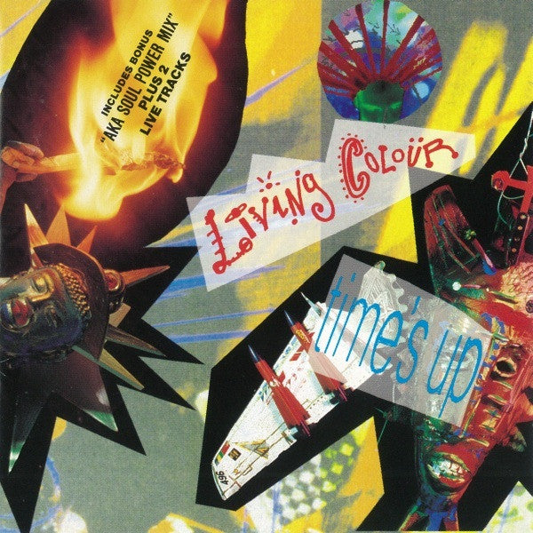 Living Colour : Time's Up (CD, Album, RE, DAD)