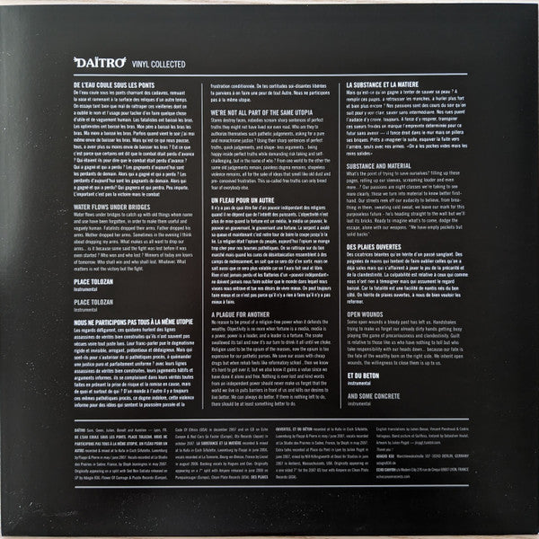 Daïtro : Vinyl Collected (LP, Comp, RP, Fra)