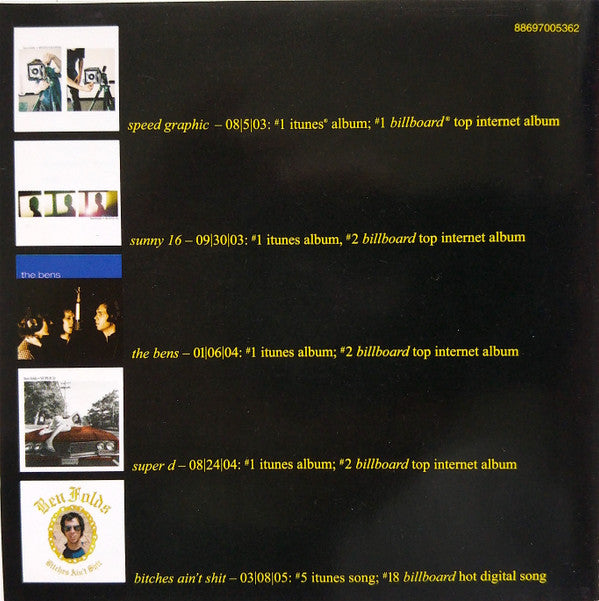 Ben Folds : Supersunnyspeedgraphic, The LP (CD, Album)