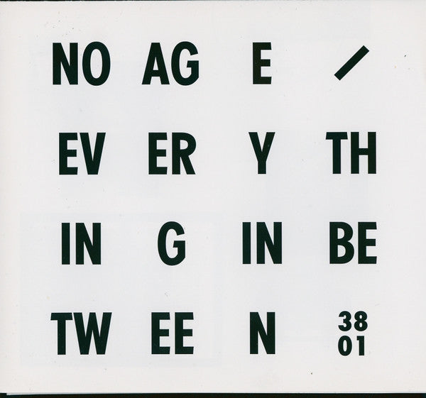No Age : Everything In Between (CD, Album)