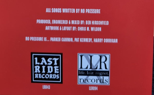 No Pressure (3) : No Pressure (LP, Album, Pur)