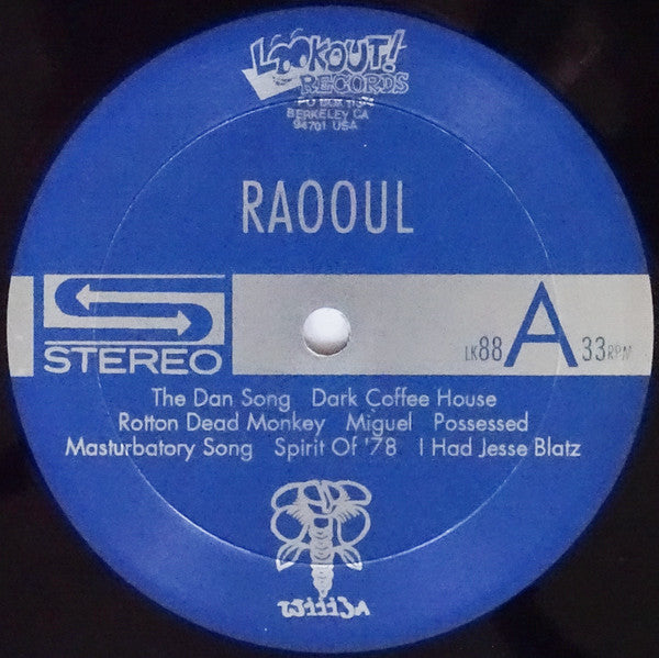 Raooul / Skinned Teen : Jail-Bait Core / Bazooka Smooth! (LP, Album)