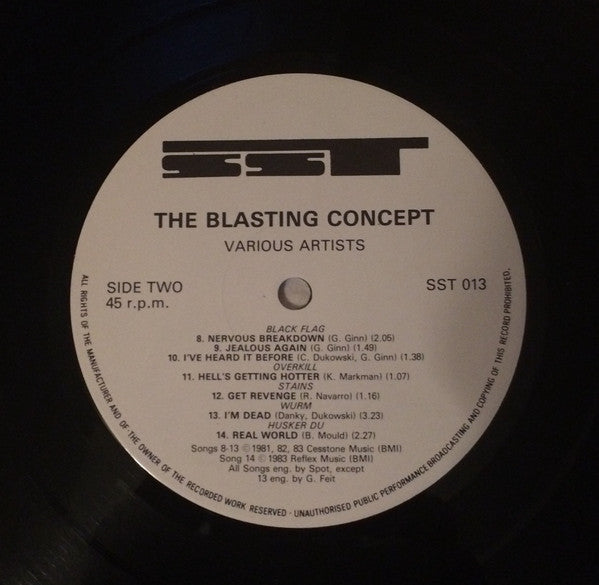 Various : The Blasting Concept (LP, Comp)