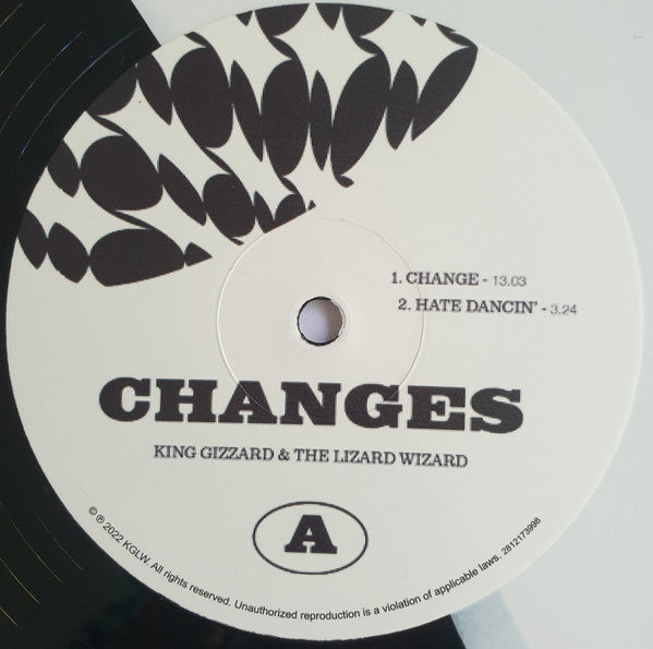 King Gizzard And The Lizard Wizard : Changes (LP, Album, Ltd, Bla)