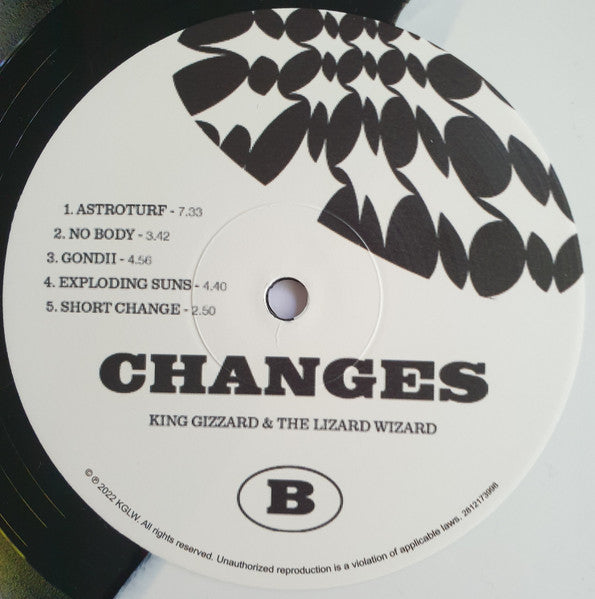 King Gizzard And The Lizard Wizard : Changes (LP, Album, Ltd, Bla)