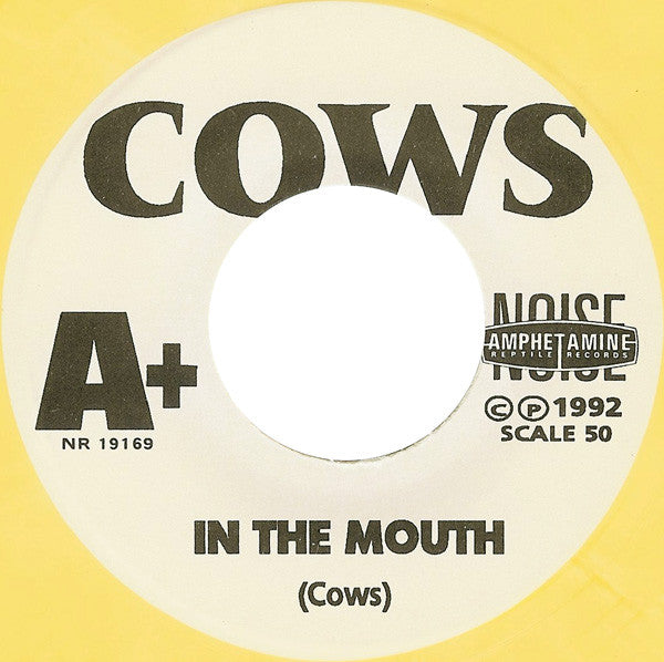 Cows : Plowed / In The Mouth (7", Single, Yel)
