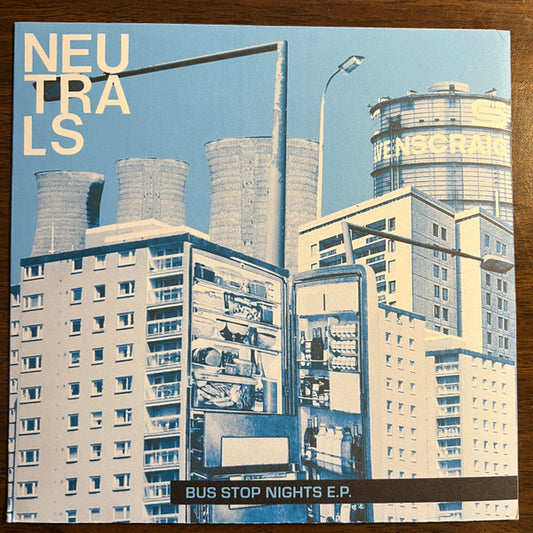 Neutrals : Bus Stop Nights E.P. (7", EP, RP, Whi)