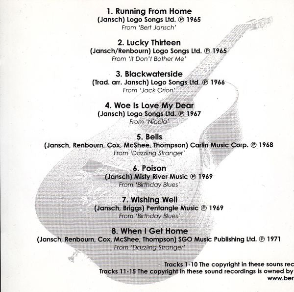 Bert Jansch : An Introduction To... Bert Jansch (CD, Comp)