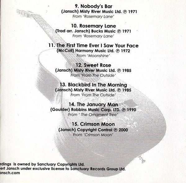 Bert Jansch : An Introduction To... Bert Jansch (CD, Comp)