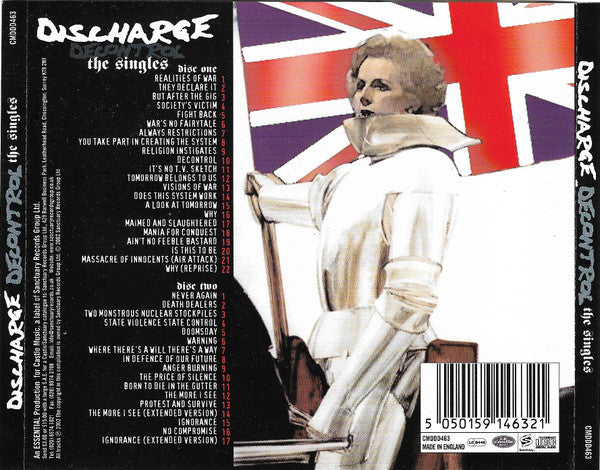 Discharge : Decontrol The Singles (2xCD, Comp)