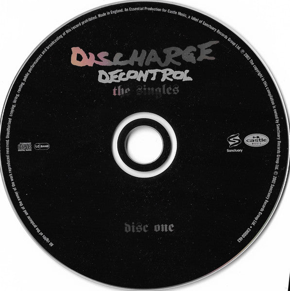 Discharge : Decontrol The Singles (2xCD, Comp)