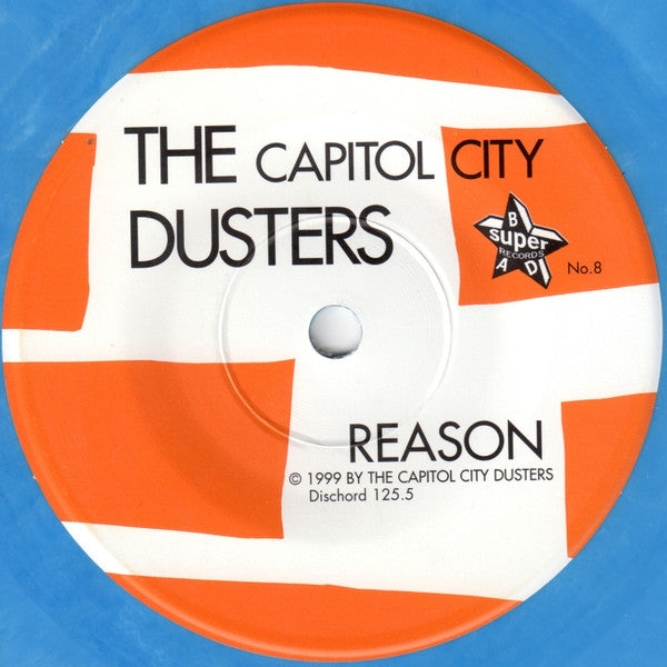 The Capitol City Dusters & Aina (5) : A Split 7" (7", Blu)
