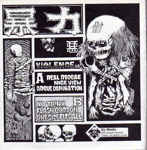 Various : Violence - A Japanese Hardcore Compilation (Flexi, 8", Comp)