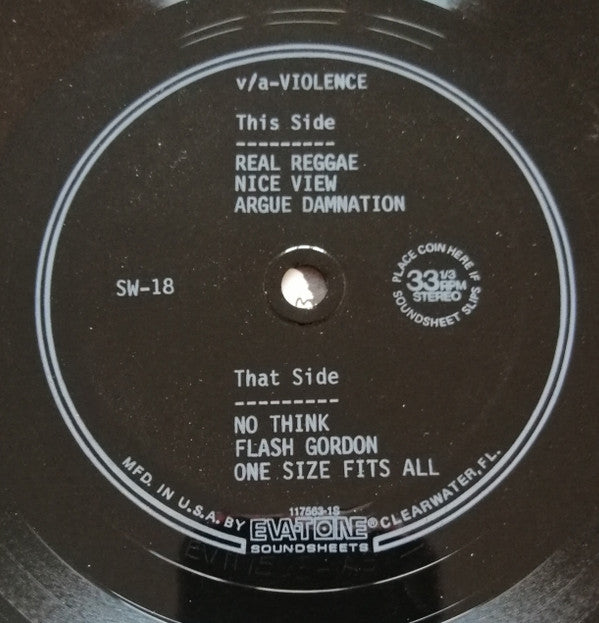 Various : Violence - A Japanese Hardcore Compilation (Flexi, 8", Comp)