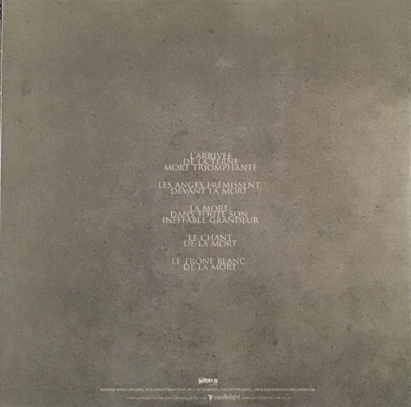 Gnaw Their Tongues : L'Arrivée De La Terne Mort Triomphante (LP, Album, Ltd)